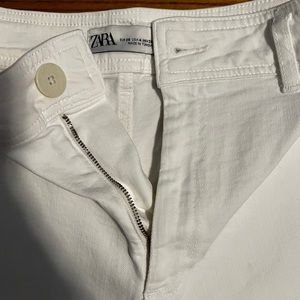 Zara High-Waisted Marine Straight Jeans